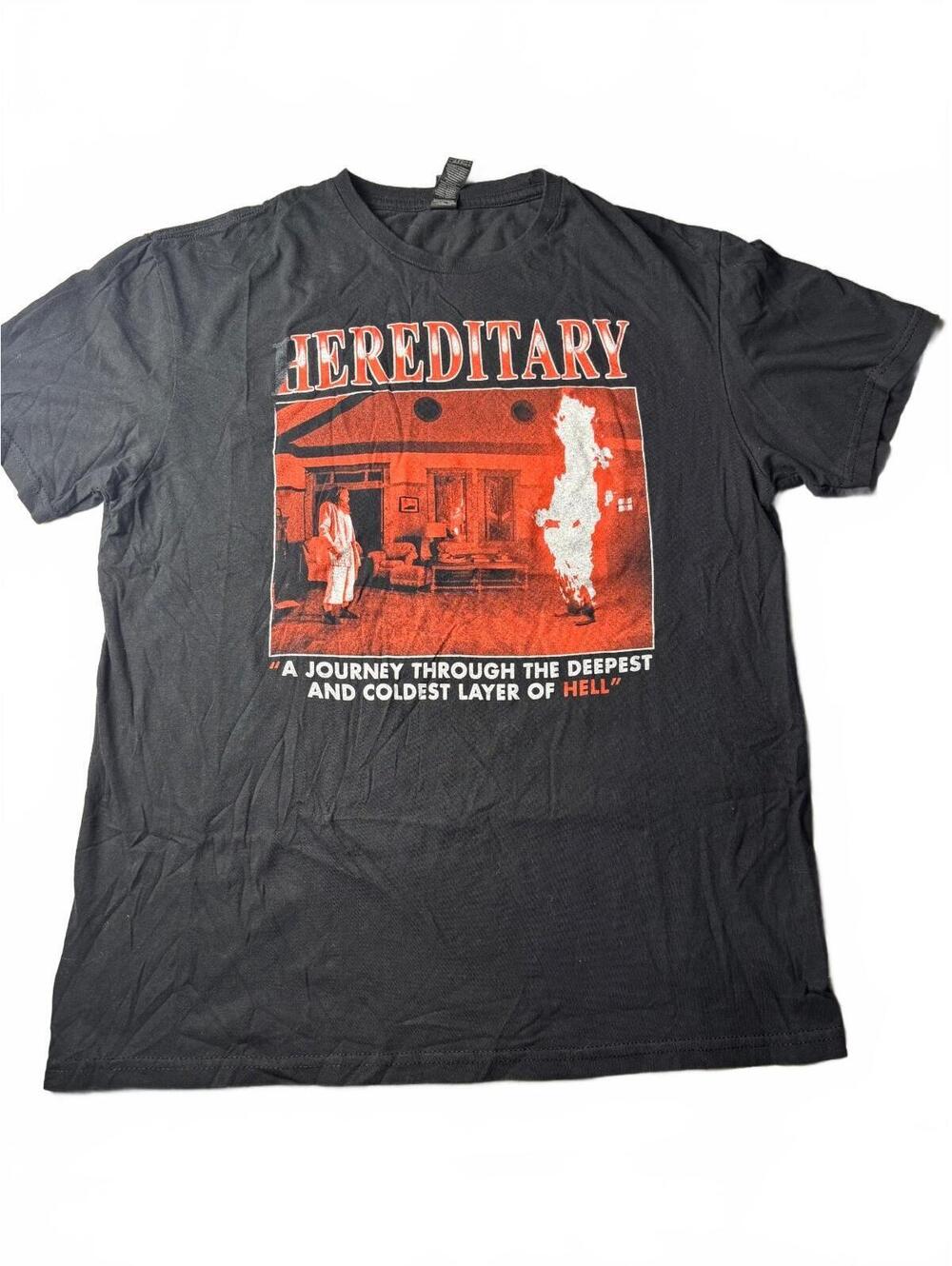 Hereditary Movie Graphic T-Shirt Black Size L